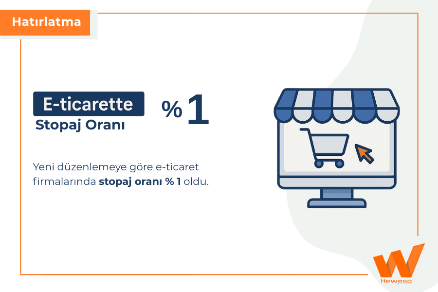 E-Ticarette Stopaj Oran %1 Olarak Belirlendi: Yeni Dzenlemenin Detaylar